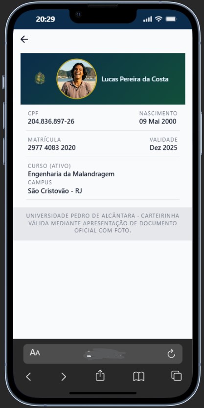 Segundo perfil divertido de Lucas